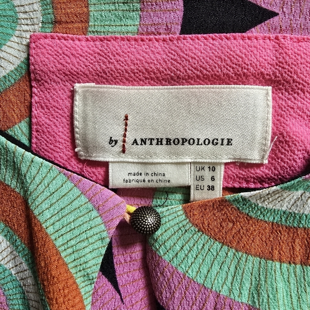 By Anthropologie Kenzie Asymmetrical Dress Size 6 - Picture 15 of 16